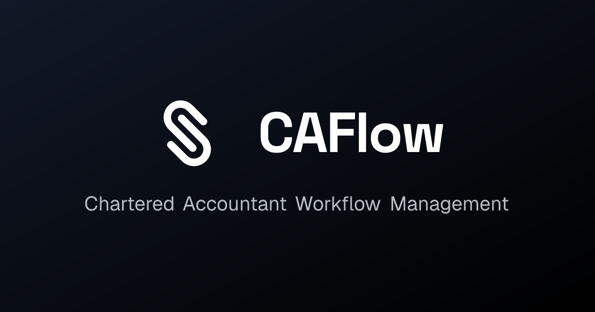 CA-Workflow - Chartered Accountant Workflow Management